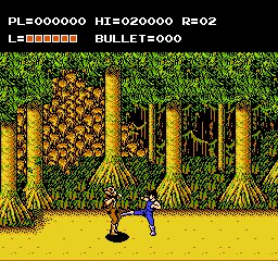 Adventures of Bayou Billy, The (Europe) In game screenshot